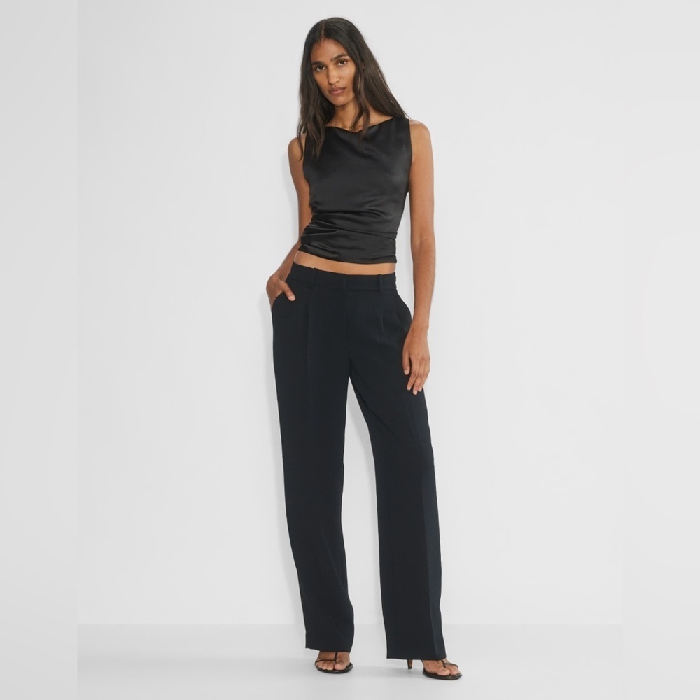 Aritzia Black Effortless pants LowRise